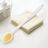 LFJ 3 in 1 Shower Brush Sponge Set for Shower, 19" Long Handle Body Brush, Bath Sponge and Lotion Applicator Gentle Exfoliation and Improved Skin Health, Suitable for Men and Women