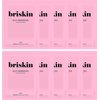 Briskin Korean Skincare Face Mask Bio-Cellulose Sheet Real Fit Secondskin Mask Moisture Concentration 1 Box (10 Sheets) for Dry, Sensitive Skin Typ