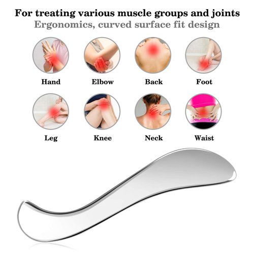 Rylpoint Gua sha,Physical Therapy fsa,Fsa,Massage Tools,Gua sha Facial Tools,Muscle Scraper Tool,Perineal Massage Tool,Graston Tool,Fascia Blaster,Scraper Tool,Guasha Tool,Stainless Steel gua sha
