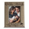 BELLA BUSTA - I'll love you forever, I'll like you for always, as long as I'm living, my Baby you'll be - Engraved Leather Picture Frame- Family New baby Frame-Couple Frame (5x7 Vertical)