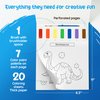 Paint With Water Coloring Book for Toddlers: Mess Free Kids Watercolor Painting Activity Kit - Arts and Crafts For Ages 2 3 4 5 6 Years Old - Dinosaur - Pocket Travel Book, Gift Toy, Stocking Stuffers