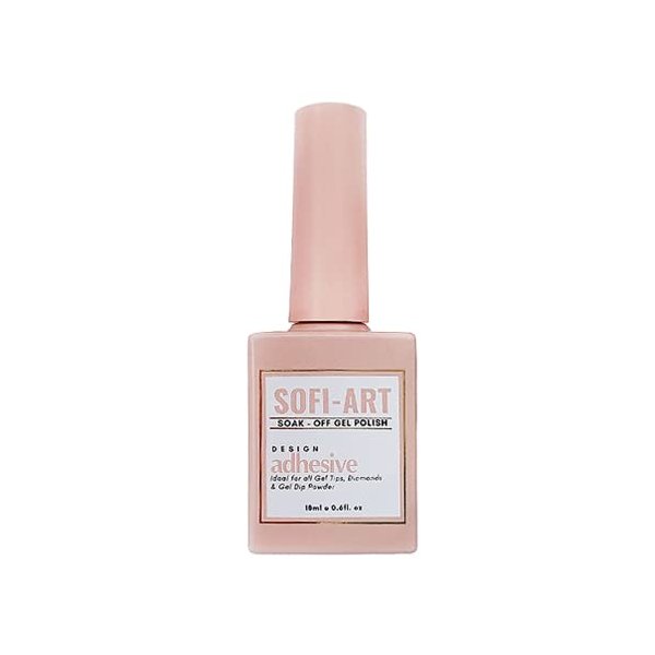 Sofi-Art Soak-Off Gel Polish Design Adhesive - Gel Tips Dip Powder - 0.5 oz