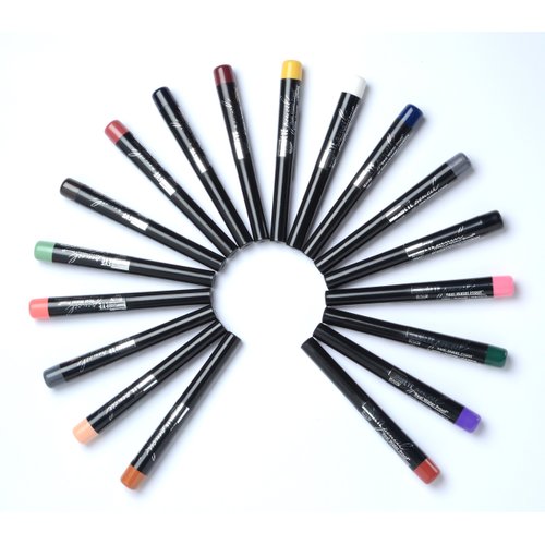 ETA 18 Pieces Complete Collection Retractable Waterproof Eye Liner Eye Pencil Eye Shadow Malibu Glitz