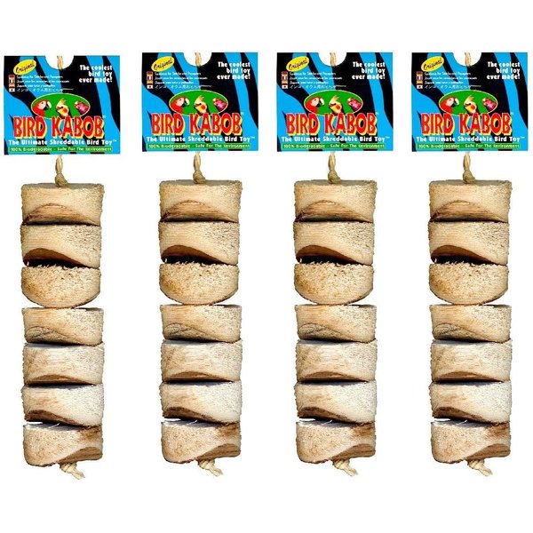 ONMOG Wesco Pet Original Bird Kabob Shreddable Bird Toy (4 Pack)