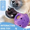 2 Pack Interactive Dog Toys, Treat Dispensing Dog Toys To Keep Them Busy, 2 In 1 Dog Toy Refillable Homemade Freezable Dog Food With Cleaning Brush, Reduces Anxiety Dog Chew Toy for Indoor and outdoor