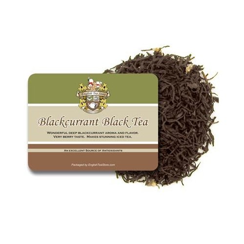 Blackcurrant Naturally Flavored Black Tea - Loose Leaf - 16oz