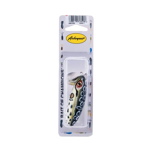 Arbogast Jitterbug Topwater Bass Fishing Lure, Excellent for Night Fishing, Freshwater Fishing Gear and Accessories, Cricket Frog, 3", 5/8 oz