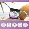 Organic Fiji Whole Body Scrub - Infused with Coconut Oil, Exfoliating Sugar Scrub for Smooth and Soft Skin, Exfoliates & Restores Skin's Natural Biosphere, Lavender 20 oz