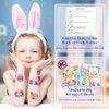 160PCS Temporary Easter Tattoos for kids 2 Inch Fake Tattoo Stickers with Easter Eggs Rabbits Chicks Easter Basket Stuffers Goodie Bag Fillers Easter Decorations Party Favors Supplies for Boys Girls