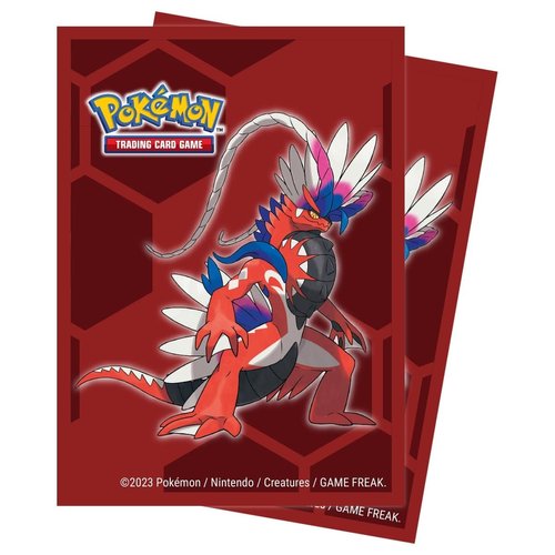 Ultra PRO - Pokémon Koraidon 65ct Deck Protector Card Sleeves - Ft. Vibrant Full-Color Artwork of Koraidon, Protect Pokémon Cards, Collectible Cards & Gaming Cards, Sized to fit Standard Size Cards