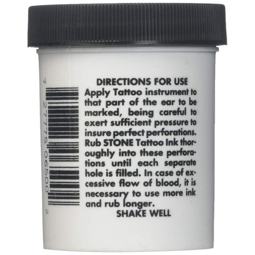 Stone Manufacturing 6500 Tattoo Ink Paste(6) Black 3OZ