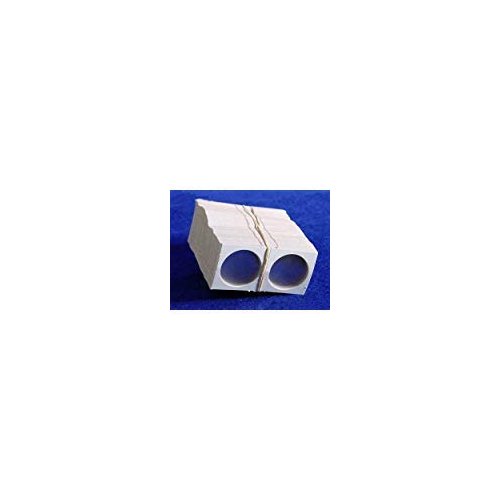 100 1.5x1.5 Cardboard Coin Holders HALF DOLLARS