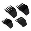 Professional Peanut Clipper Guards for Wahl Peanut – From 1/8 Inch to 1/2 Inch, Fits for Wahl Peanut, Black-4PCS