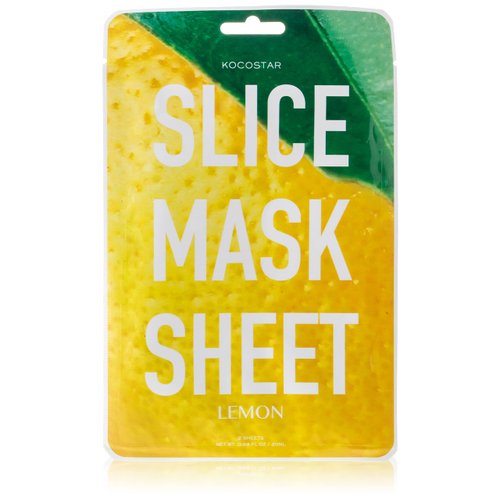 KOCOSTAR Slice Sheet Mask - Lemon by Kocostar for Unisex - 1 Pc Mask (K11120)