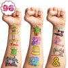 Sewing Machine Temporary Tattoos Sewing Party Decorations Favors Supplies Art Sewing Themed Cute Stickers 10 Sheets 100 PCS Gifts for Baby Girls Boys Class School Carnival