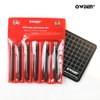 OWDEN Professional 6Pcs. Leather Hollow Punch Set. Size: 1.0-5.0mm for Leather Belt, Watch Band and Leather Strap Gasket. with a Free Mini Cutting mat.