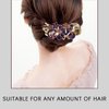 3 PCS Rhinestone Hair Accessories: Duckbill, Butterfly Barrettes with Glitter Crystals, Decorative Hair Claws, and Thick Crystal Hairpins for Women