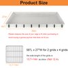 Lonepetu Waterproof Guinea Pig Cage Tarp Bottom for C & C Grids Habitat, 56“*27” Washable Guinea Pig Cage Liner Base for Rabbits Hamsters Hedgehogs Ferrets Small Pets (No Cage)