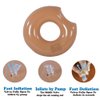Donut Pool Float, Inflatable Donut of 33 Inches for Party (Strawberry or Chocolate), Pool or Beach Toy for Kids (Donut Float 2Pack)