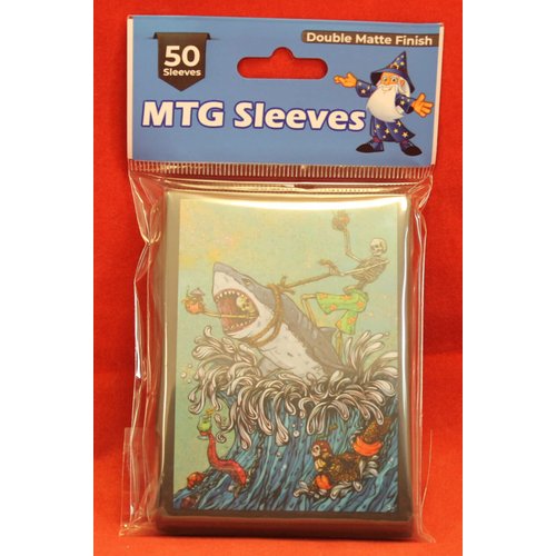 MTG Sleeves 50 MTG Standard Card Sleeves Deck Protector - Great White Wave