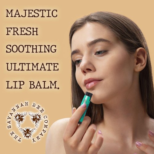 Savannah Bee Company Mint Julep Lip Balm, 0.15-Ounce (Pack of 4)