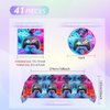 Video Game Birthday Decorations 41Pcs Boys Video Gamer Party Supplies Level Up Video Game On Party Plates Napkins Tablecloth丨Kids Boys Men Gaming Birthday Party Decorations Supplies(Blue),Serve 20