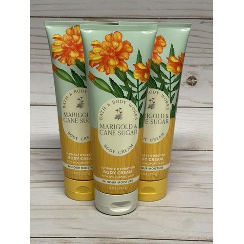 3 Marigold & Cane Sugar Ultimate Hydration bath Body Cream