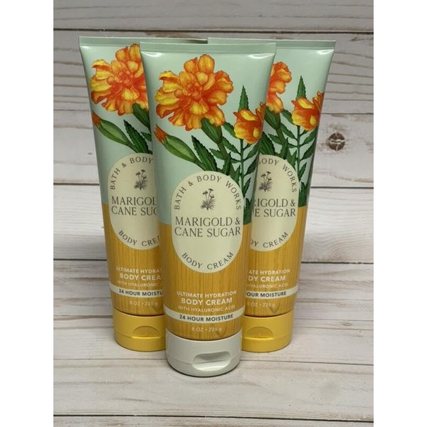 3 Marigold & Cane Sugar Ultimate Hydration bath Body Cream