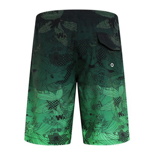 APTRO Men's Swim Trunks Quick Dry Bathing Suit 9" Big & Tall Palm Swimsuit HWP023 Green L