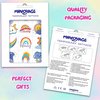 96 PCS Rainbow Individually Wrapped Tattoos, Rainbow Tattoo Stickers, Rainbow Party Decorations, Rainbow Birthday Decorations, Rainbow Party Favors, Gifts Rewards Activity for Kids Boys Girls