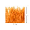 6 Inch Strip - Orange Ostrich Fringe Trim Feather Craft Sample DIY Millinery Supply | Moonlight Feather