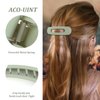 ACO-UINT 8 Pack Flat Hair Clips for Women, Flat Claw Clips Flat Clips for Hair Lay Down Hair Clips for Thin Thick Hair, Alligator Hair Clips Hair Accessories for Women