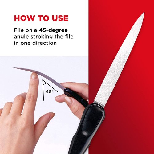 SEKI EDGE SS-404- Curved Natural Nail File