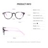 OCCI CHIARI Lightweight Designer Acetate frame Stylish Reading Glasses For Women (5006-Purple*2, 1.5)