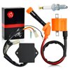 Igniter CDI Box and Ignition Coil For Yamaha Big Bear 350 YFM350FW 4x4 1990-1994 3HN-85540-10-00