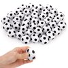 Foraineam 40 Pcs Mini Soccer Stress Balls 1.6 inch Foam Sports Squeeze Ball Relaxation Gadgets Bulk Small Foam Soccer Ball for Stress Anxiety Relief Carnival Party Decoration