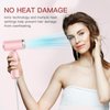 Webeauty Hair Dryer, [Super Mini] Ionic High-Speed Blow Dryer 110V Travel 200 Million Negative Ions, 110,000RPM Brushless Motor for Home Salon Fast Drying Portable Lightweight, Pink