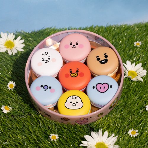 The Crème Shop | BT21 Baby Macaron Lip Balm Complete Collection (Set of 7)