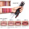 DC-BEAUTIFUL 18 Colors Lip Liners Pencil Set with 2 Pencil Sharpeners, Premium Waterproof Smooth Lip Pencils, Long Lasting Matte Makeup Lipliners