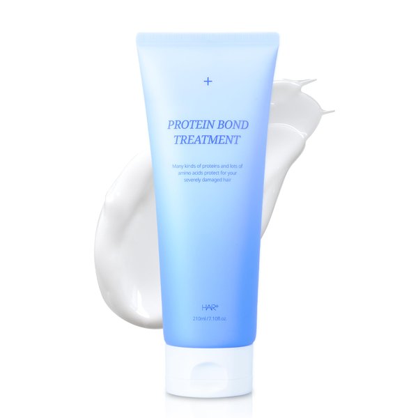 HAIR PLUS Velvet Protein Hair Treatment | Deep Conditioning Hair Mask for Dry Damaged Hair | Hair Moisturizer & Hair Care Products for Women (210ml, 7.1oz)