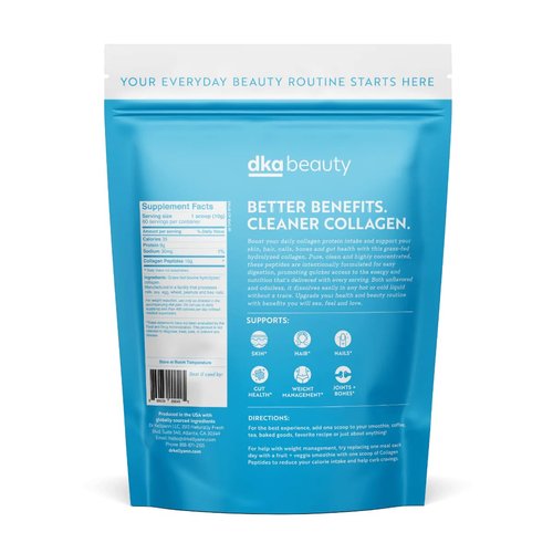Dr. Kellyann Hydrolyzed Collagen Peptides Protein Powder Unflavored (60 Servings, 1.3lbs) Grass Fed Paleo & Keto Collagen Supplement - Non-GMO - Gluten and Dairy Free - Protein 9g, Collagen 10g