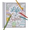 Crayola Colors of Kindness Adult Coloring Book (40pgs), Adult Coloring Pages, Stress Relief Activity, Gift for Teens & Adults, 9+
