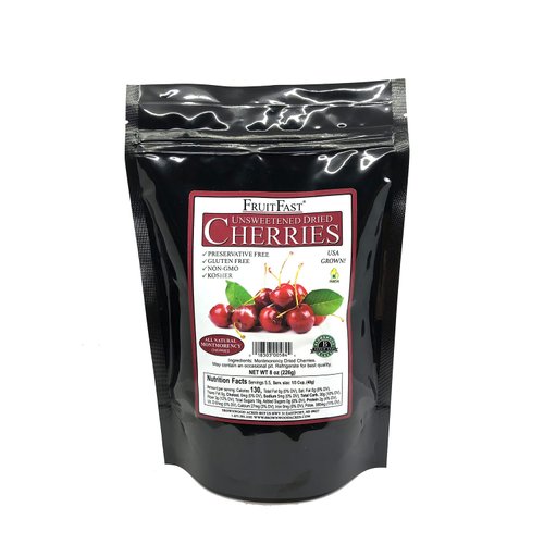 Brownwood Acres Unsweetened Dried Cherries by | Non-GMO, Gluten Free, Kosher Certified All Natural Healthy Snack Alternative - No Added Sugars (12 Pound)