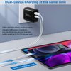 Dual USB Wall Charger, iSeekerKit 4 Pack 20W 2-Ports Adaptive Fast Charging Block [PD3.0+Fast Charging 3.0] Wall Plug Adapter Compatible for iPhone 12 Mini/12 Pro Max/11 Pro Max/8 Plus, Pixel 5