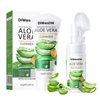 DWDiWen 2PCS Aloe Vera Face Wash for Women & Men,Gentle Hydrating Foaming Aloe Face Wash for All Skin Types,Oil-Free Facewash Daily Face Cleanser to Remove Dirt,Oil & Makeup