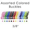 Paracord Planet 5/8 Inch Contoured Side Release Buckle (Bright Pink, 50 Pack)