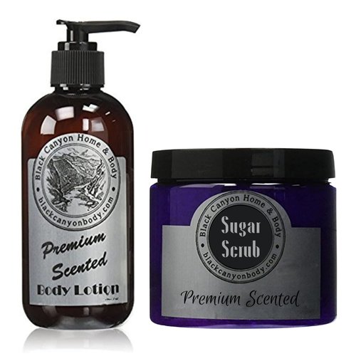 Black Canyon Sandalwood & Jasmine Scented Body Lotion and Sugar Scrub