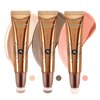 Anglicolor 3PCS,Contour Stick bronzer,Liquid Blush,Highlighter,Long Lasting Smooth Lightweight Beauty Wand Set,Vegan & Cruelty-Free (01+04+05, 3PC)