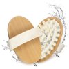Natural Wooden Massage Body Brush for Cellulite and Improve Lymphatic Blood Circulation Dry Brush Remove Dead Skin Shower Bathe SPA Bath Brush