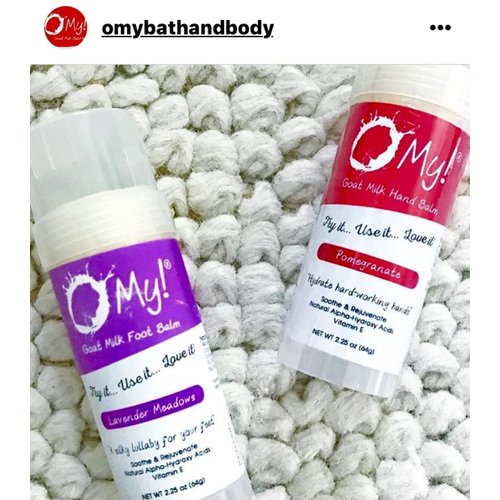 O My! Goat Milk Body Balm | Excellent for all Skin Types | Free of Parabens & More | Handcrafted in USA